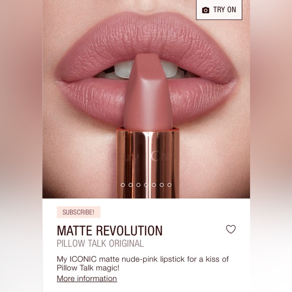 NIB/Never Opened Charlotte Tilbury Pillow Talk Matte Revolution - Picture 3 of 7